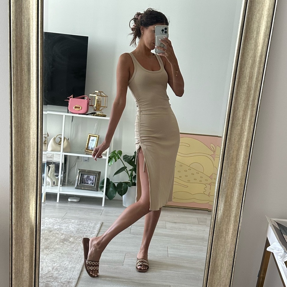 J. Crew Ribbed Tank Dress sz S